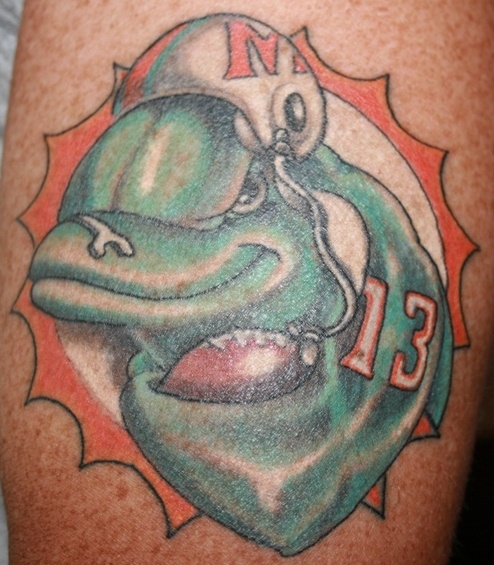 Awesome team football tattoo
