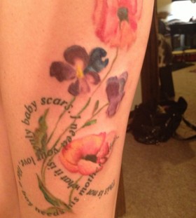 Awesome watercolor tattoo