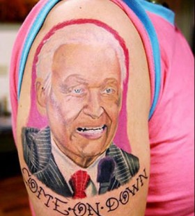Bright Bob Barker famous people tattoo