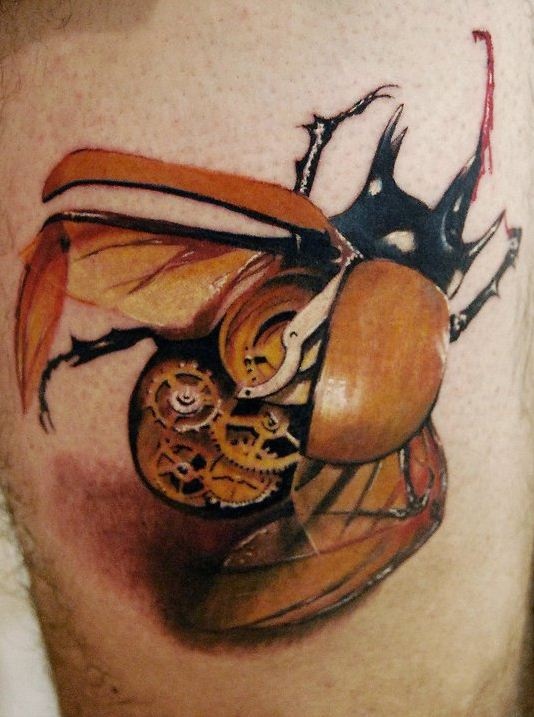 Crab insect tattoo