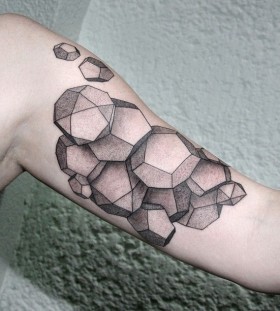 Crystal simple tattoo by Chaim Machlev