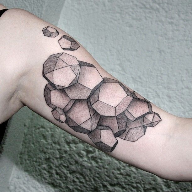 Crystal simple tattoo by Chaim Machlev