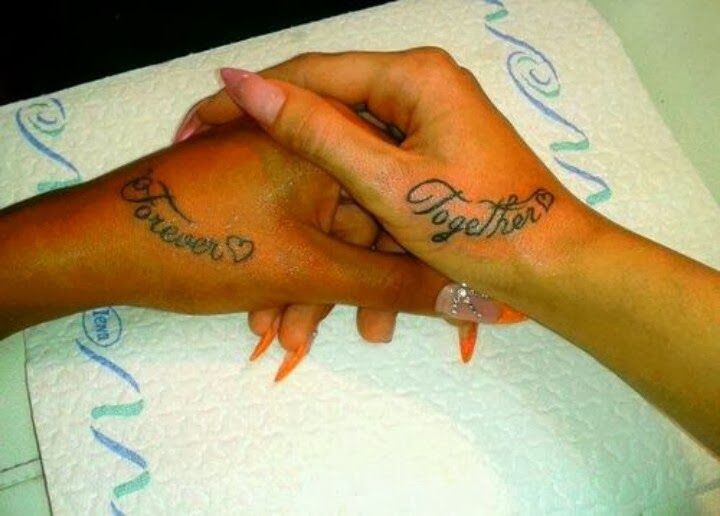 Fingers infinity tattoo