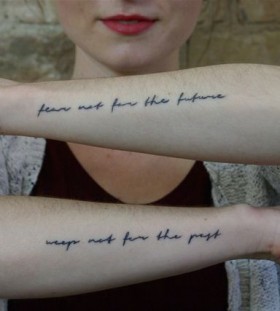 Girls hand tattoo made by Berlin artist