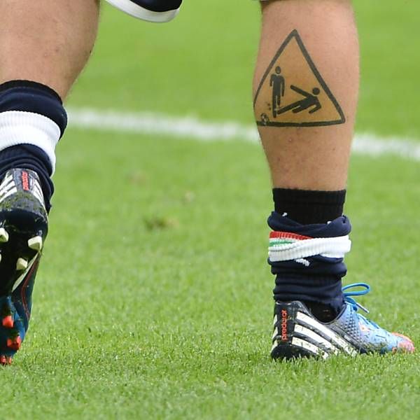 Great player football tattoo