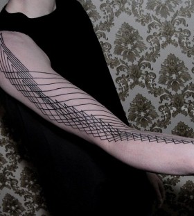 Hands tattoo by Chaim Machlev