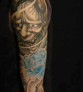Scary asian tattoo