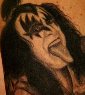 Scary famous people tattoo