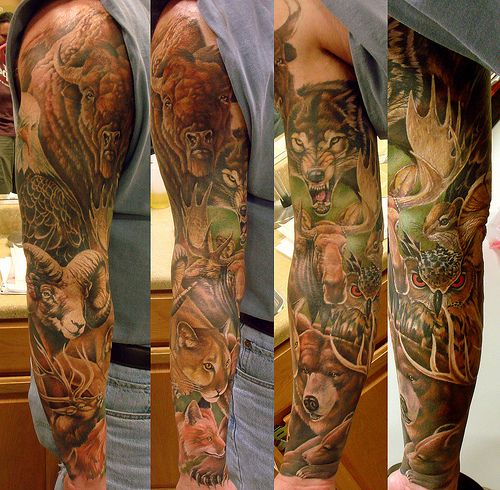 Sleeve wild tattoo
