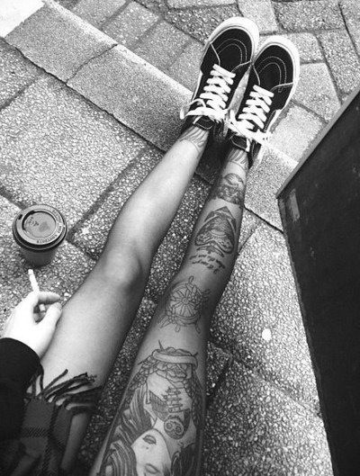 Cool legs tattoos