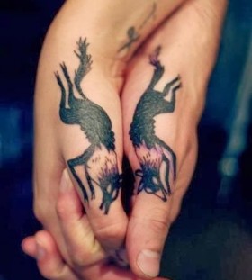 Wolf infinity tattoo
