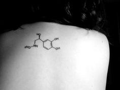 Formula tattoo on back