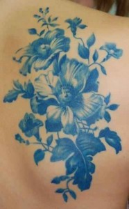 Gorgeous lovely blue flowers tattoos - | TattooMagz › Tattoo Designs ...