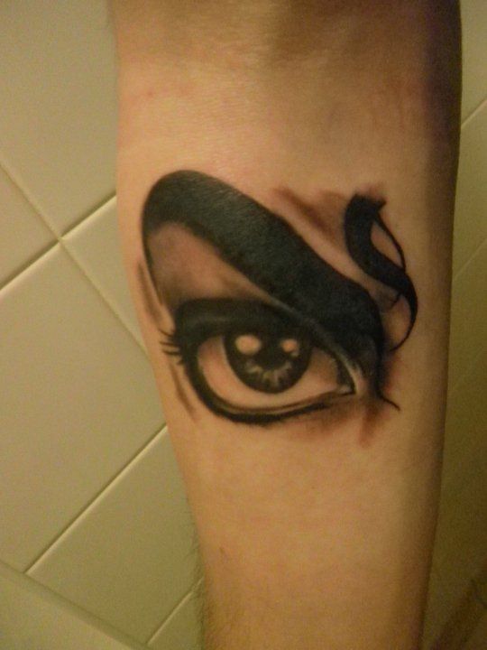 Michael Jackson eye tattoo