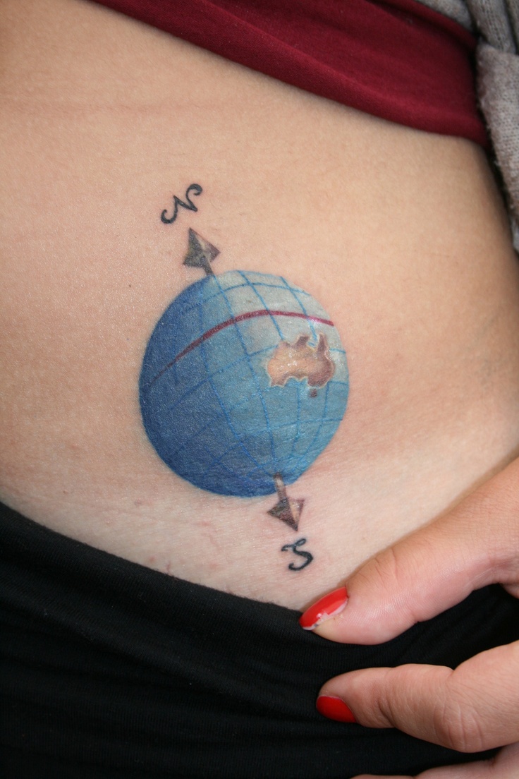 Globe tattoos