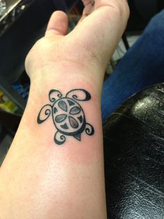 Turtle tattoo on wrist