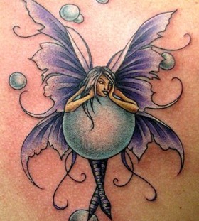 Beautiful fairy bubbles tattoo