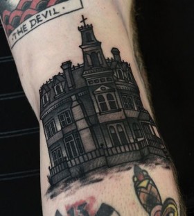Black Adams house tattoo