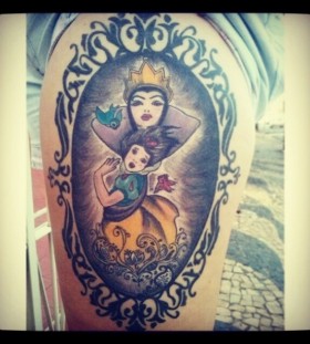 Fairytales style tattoo by Marilia Pontes