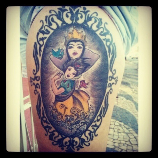 Fairytales style tattoo by Marilia Pontes