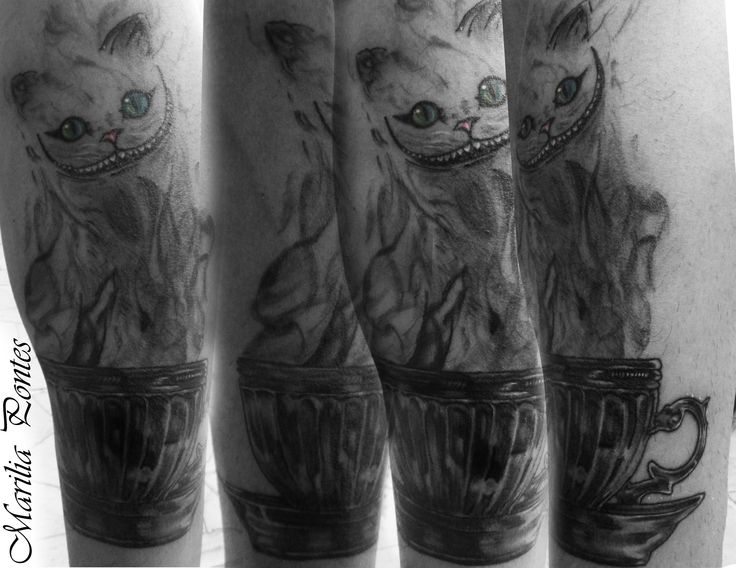 Lovely cats tattoo by Marilia Pontes