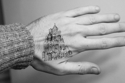 Lovely hands house tattoo