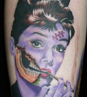 audrey zombie tattoo
