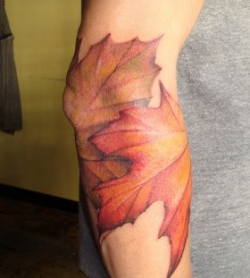 autumn leaves tattoo