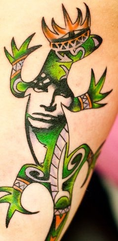 green lizard king jim morrison tattoo