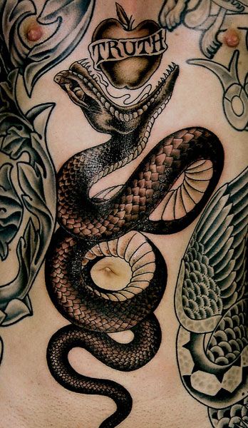 truth snake tattoo