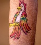 Cockatoo Bird Tattoo Design