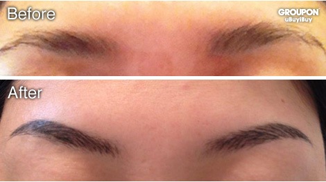 Painless 3D Eyebrow Tattoo for Ladies