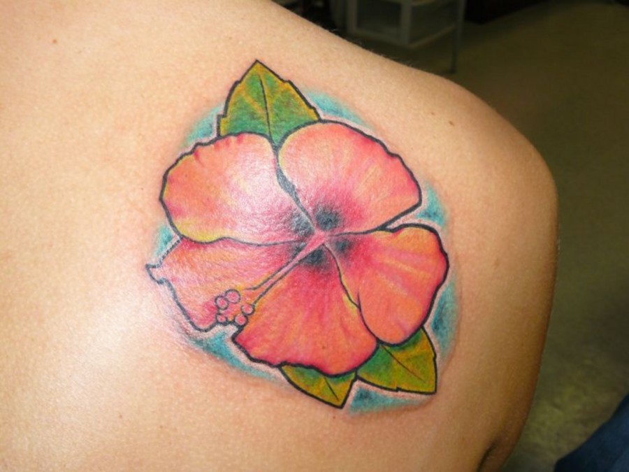 Hawaiian Flower Tattoos Designs