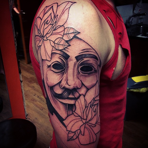 V for Vendetta tattoos