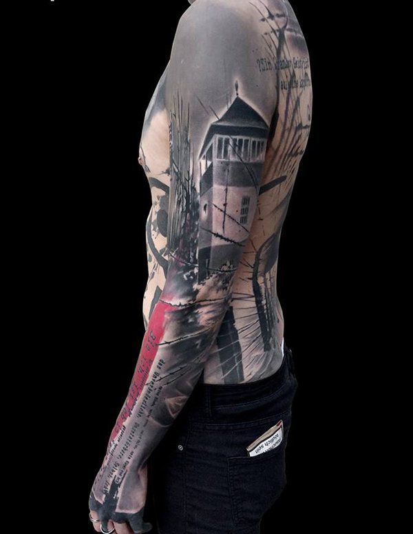 Amazing full arm tattoo