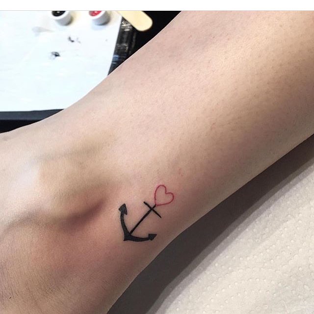 anchor tattoo by adaorosatattoo