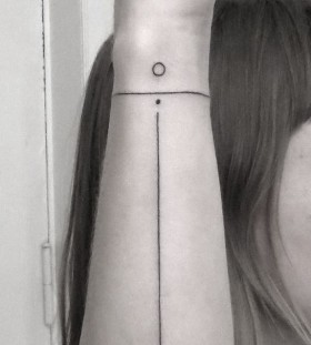 Awesome Mirja Fenris arm tattoo