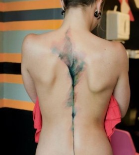 Awesome watercolour tattoo