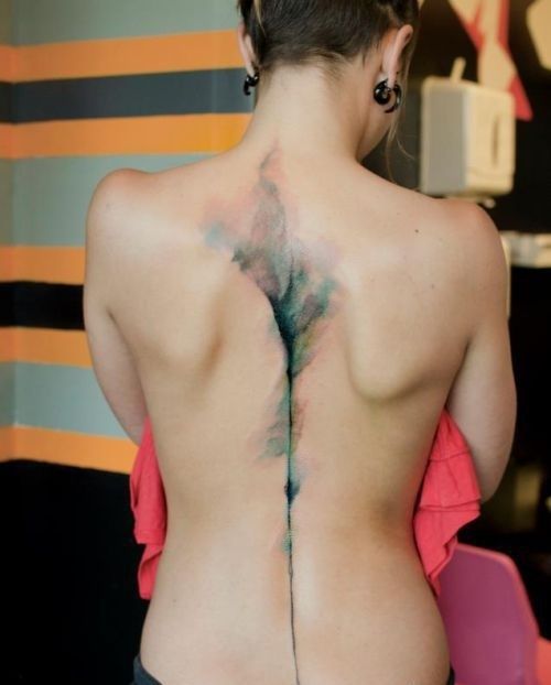 Awesome watercolour tattoo