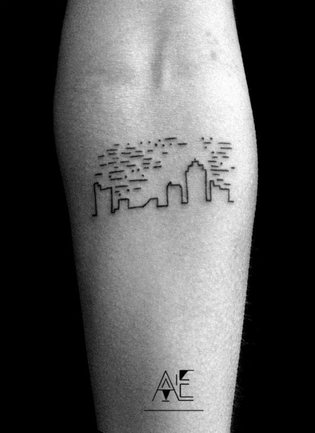 Axel Ejsmont architecture tattoo