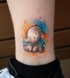 baby-elephant-watercolor-tattoo
