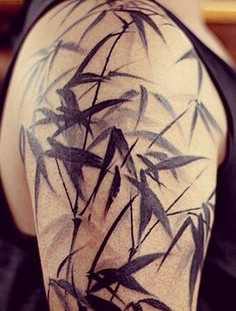 Bamboo tattoo by Chen Jie
