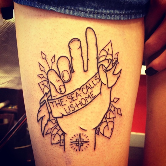 Beautiful lord of the rings tattoo