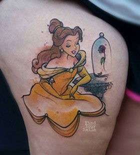 belle-watercolor-tattoo