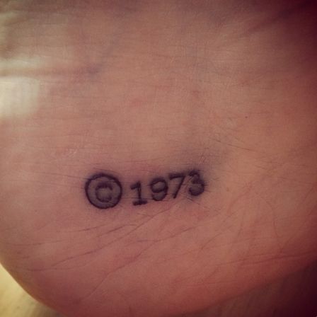 Birth year cool 1973 tattoo