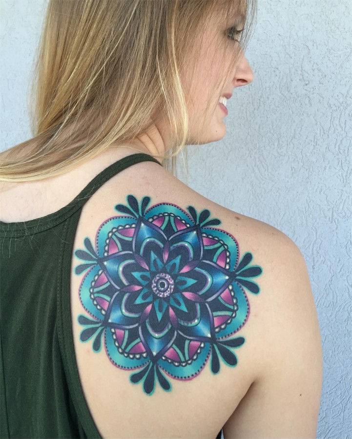 109 Of The Most Stylish Mandala Tattoos You Will Ever See - Page 5 of ...