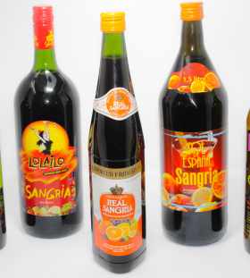 Bottles of sangria