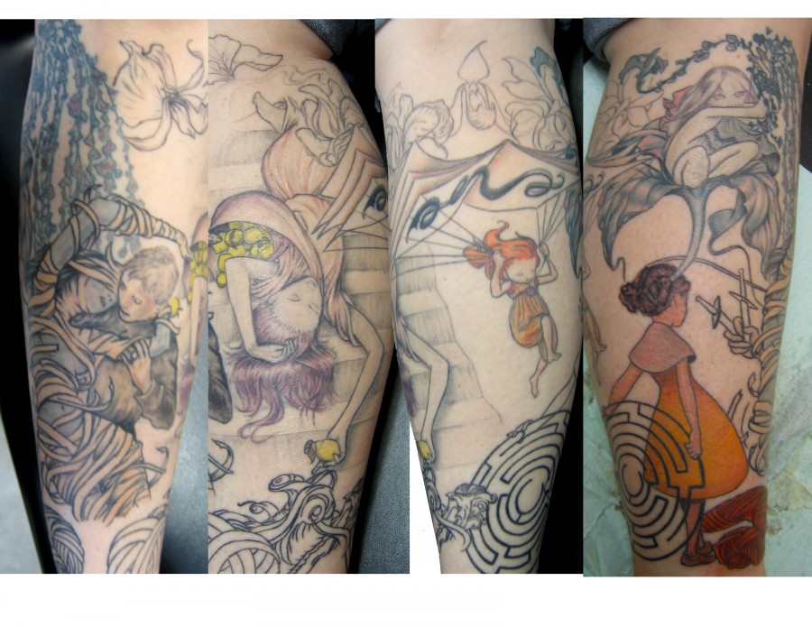 Brilliant arm tattoo design