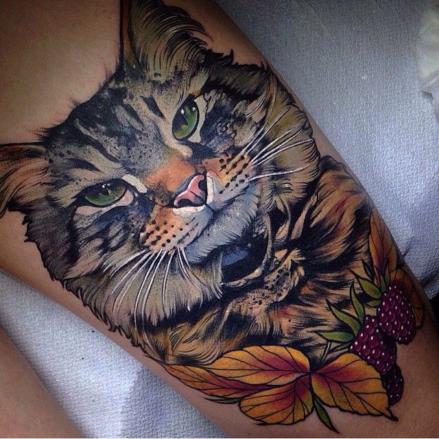 53 Cat Tattoos That Are Purrfect
