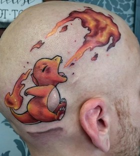 Charmander Pokemon tattoo1